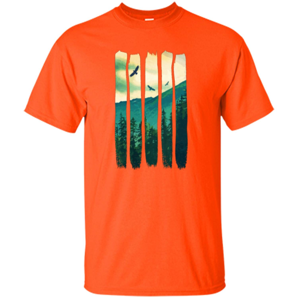 Vintage Mountain T-shirt Orange