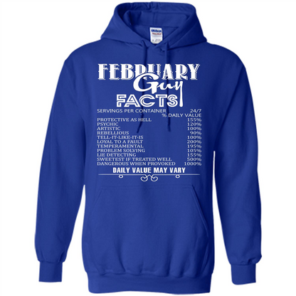 February Guy Facts T-shirt Royal