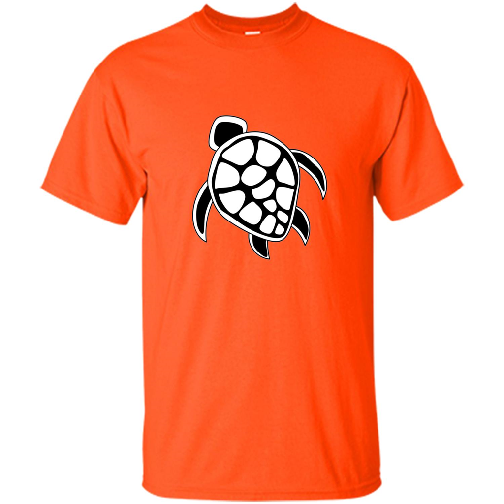 Save the Sea Turtles T-shirt Orange