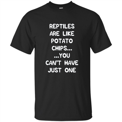 Reptile Funny Shirt Reptile Accessory T-shirt Black