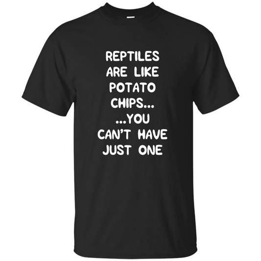 Reptile Funny Shirt Reptile Accessory T-shirt Black