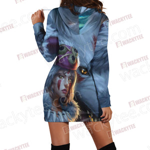 Princess Mononoke New Look 3D Hoodie Dress