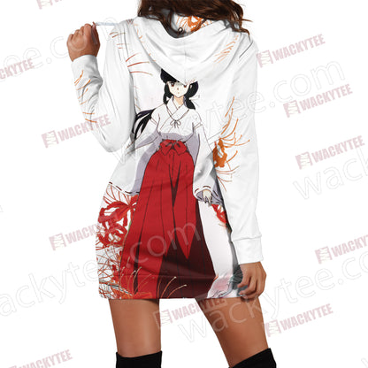 Inuyasha and Kikyo New 3D Hoodie Dress