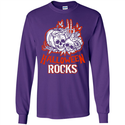 Halloween Rocks T-shirt Purple