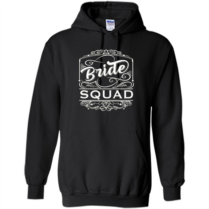 Bride Squad T-shirt Womens Bachelorette Party Bridesmaids Black
