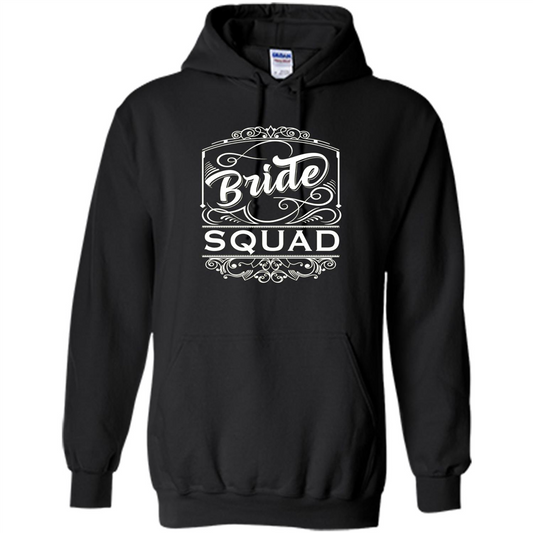 Bride Squad T-shirt Womens Bachelorette Party Bridesmaids Black