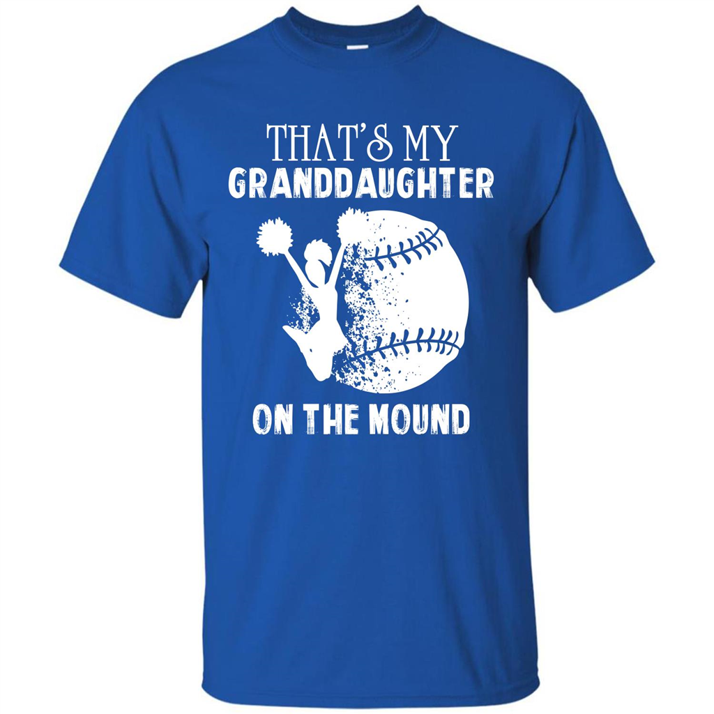 Baseball T-shirt That’s My Granddaughter On The Mound Royal