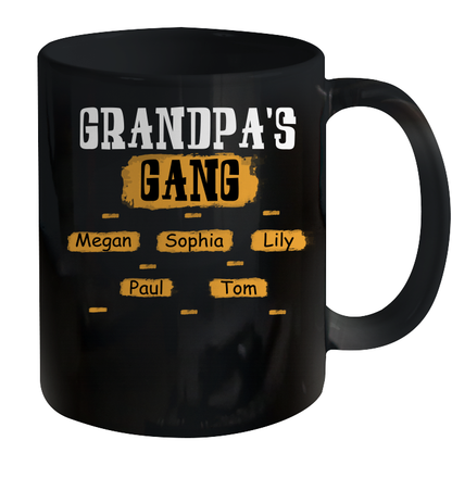 Grandpa's Gangs (Customized Name) Ceramic Mug 11oz
