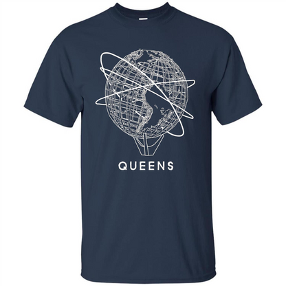 Queens New York Unisphere T-shirt Navy