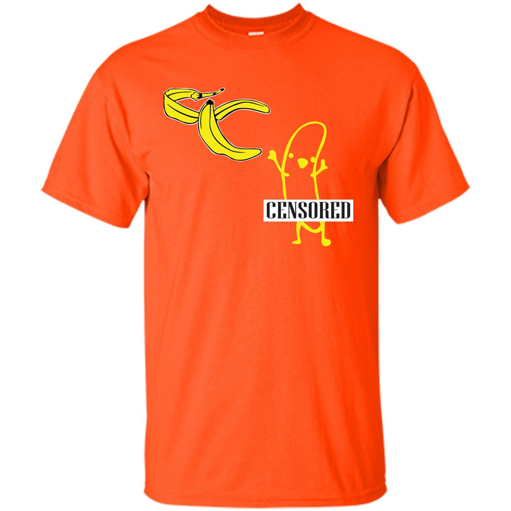 Banana T-shirt Censored T-shirt Orange