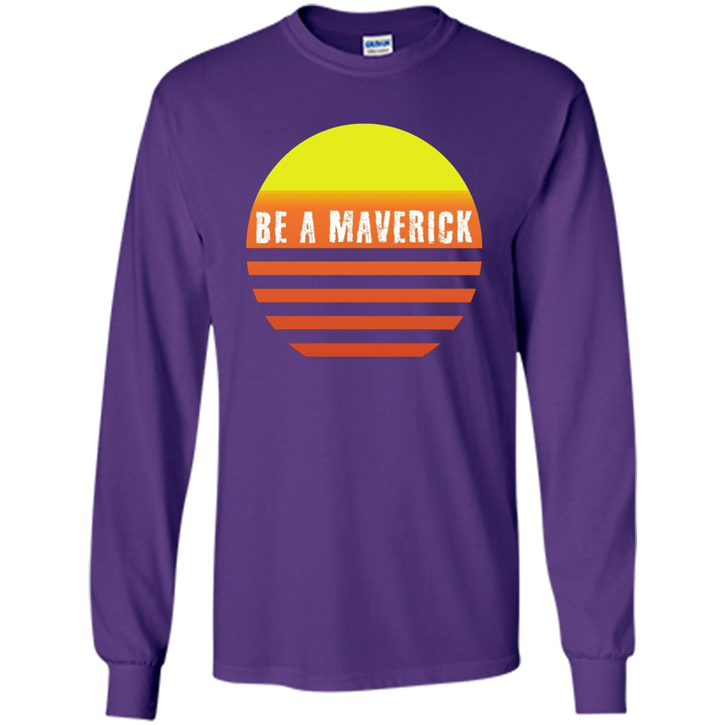 Be A Maverick t-shirt Purple