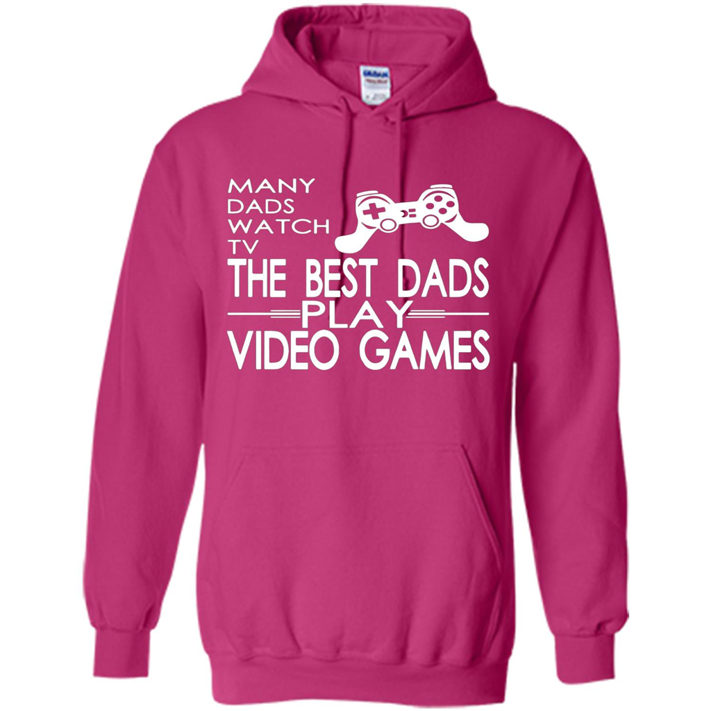 Gamer T-shirt The Best Dads Play Video Games Heliconia
