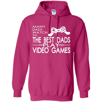Gamer T-shirt The Best Dads Play Video Games Heliconia