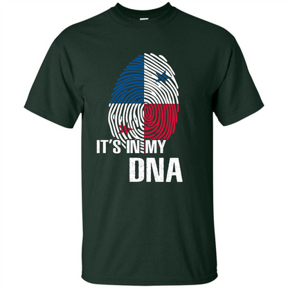Panama In My DNA T-Shirt Panamanian Pride T-shirt Forest Green