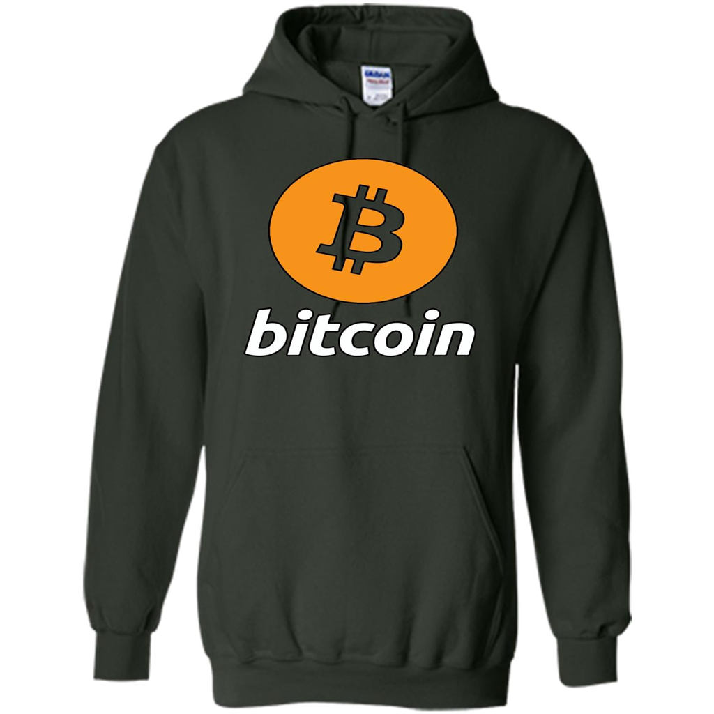 Bitcoin Logo Cryptocurrency BTC T-shirt Forest Green