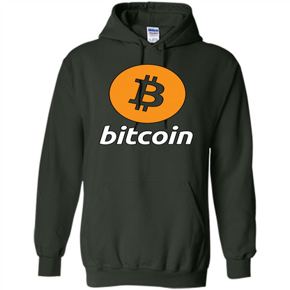 Bitcoin Logo Cryptocurrency BTC T-shirt Forest Green