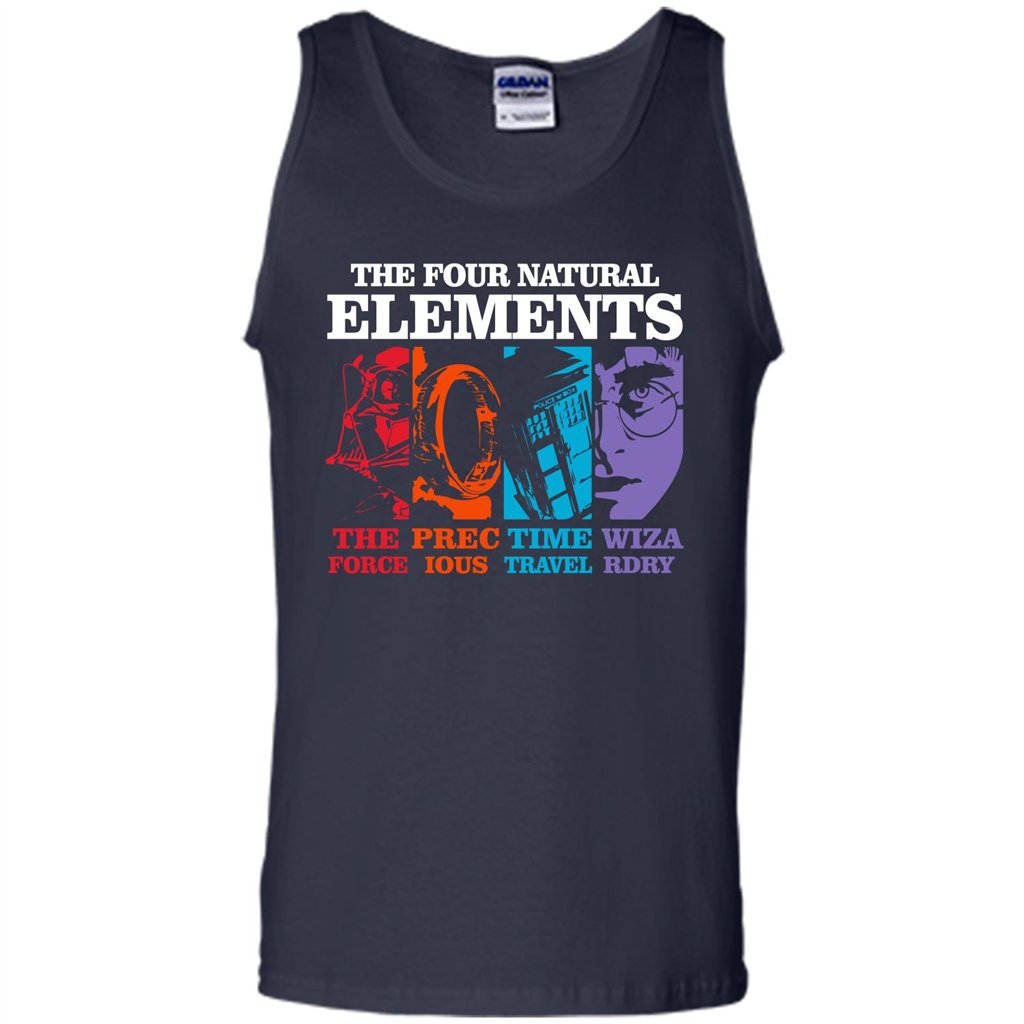 Movie T-shirt The Four Natural Elements T-shirt Navy
