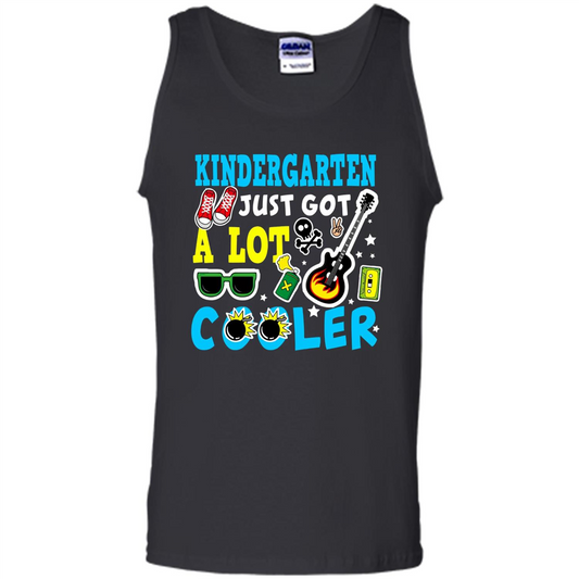 Kindergarten T-shirt Kindergarten Just Got A Lot Cooler Black
