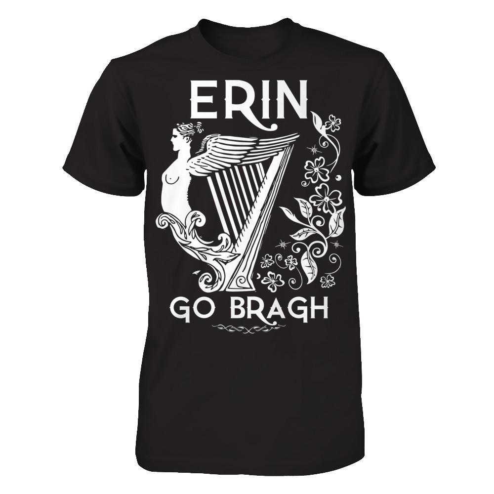 Erin Go Bragh T-shirt Gildan - Short Sleeve Tee Black