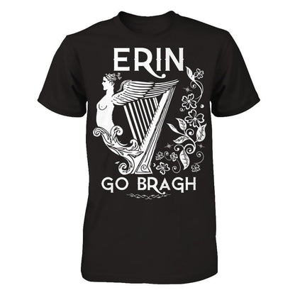 Erin Go Bragh T-shirt Gildan - Short Sleeve Tee Black