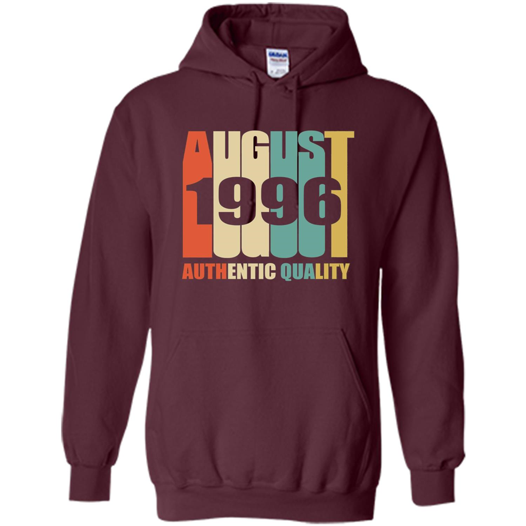 August 1996 Authentic Quality T-shirt Maroon
