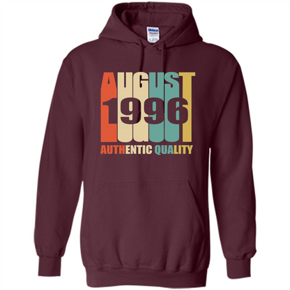 August 1996 Authentic Quality T-shirt Maroon