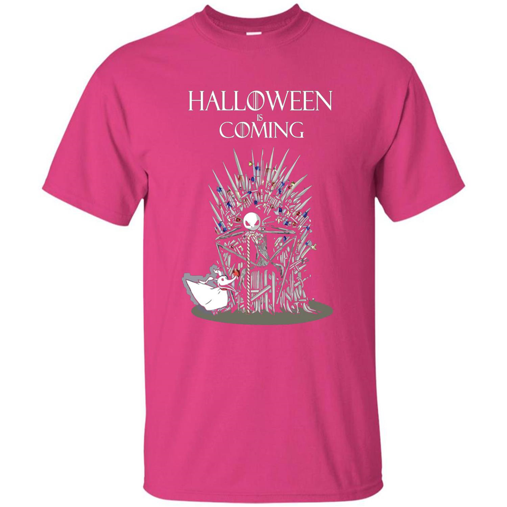 Funny Halloween Is Coming T-shirt Heliconia