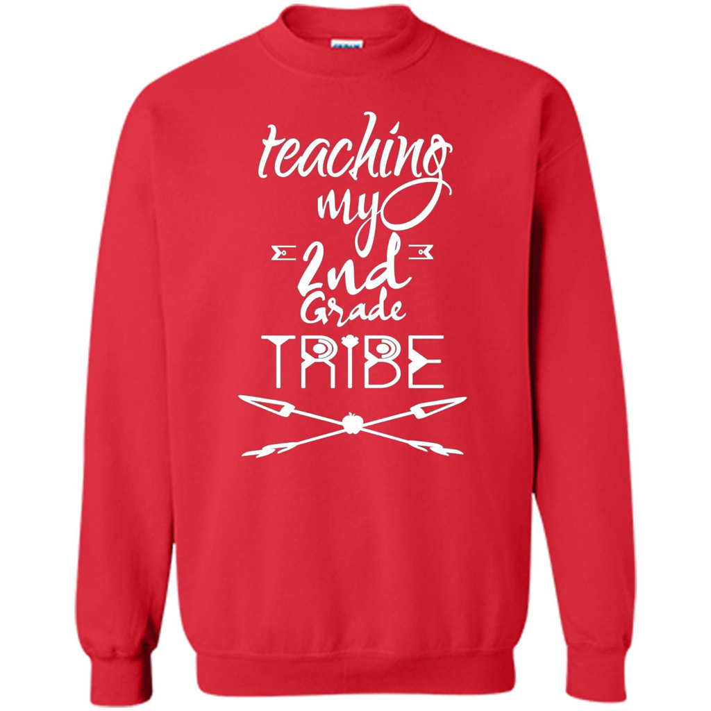 Back To School T-shirt Teaching My Second Grade Tribe Red