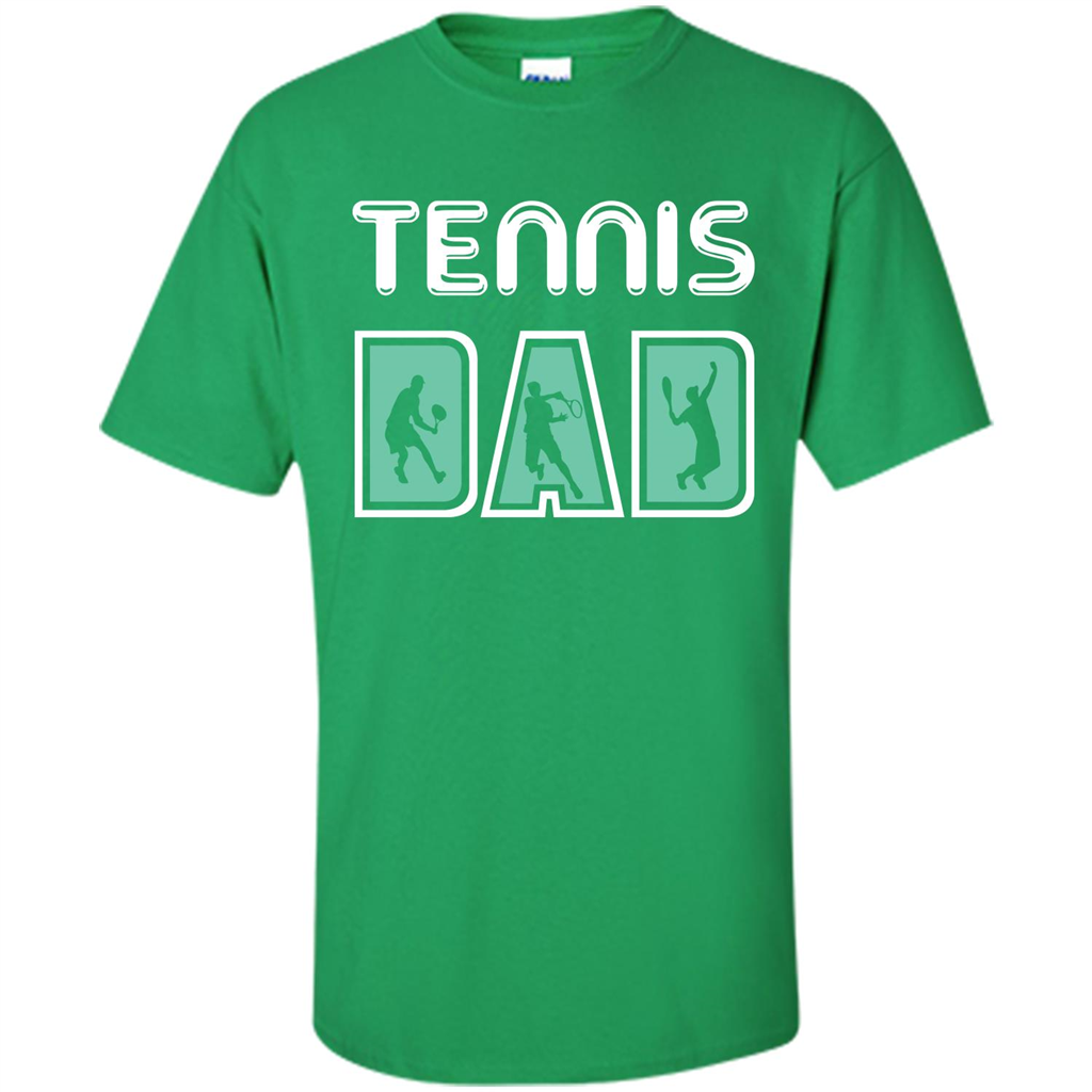 Tennis Lover T-shirt Tennis Dad Irish Green