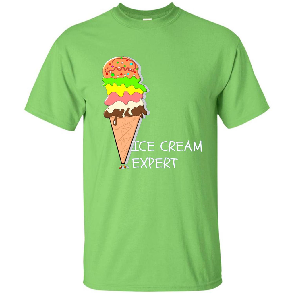 Ice Cream Expert Funny T-Shirt For Ice Cream Lover