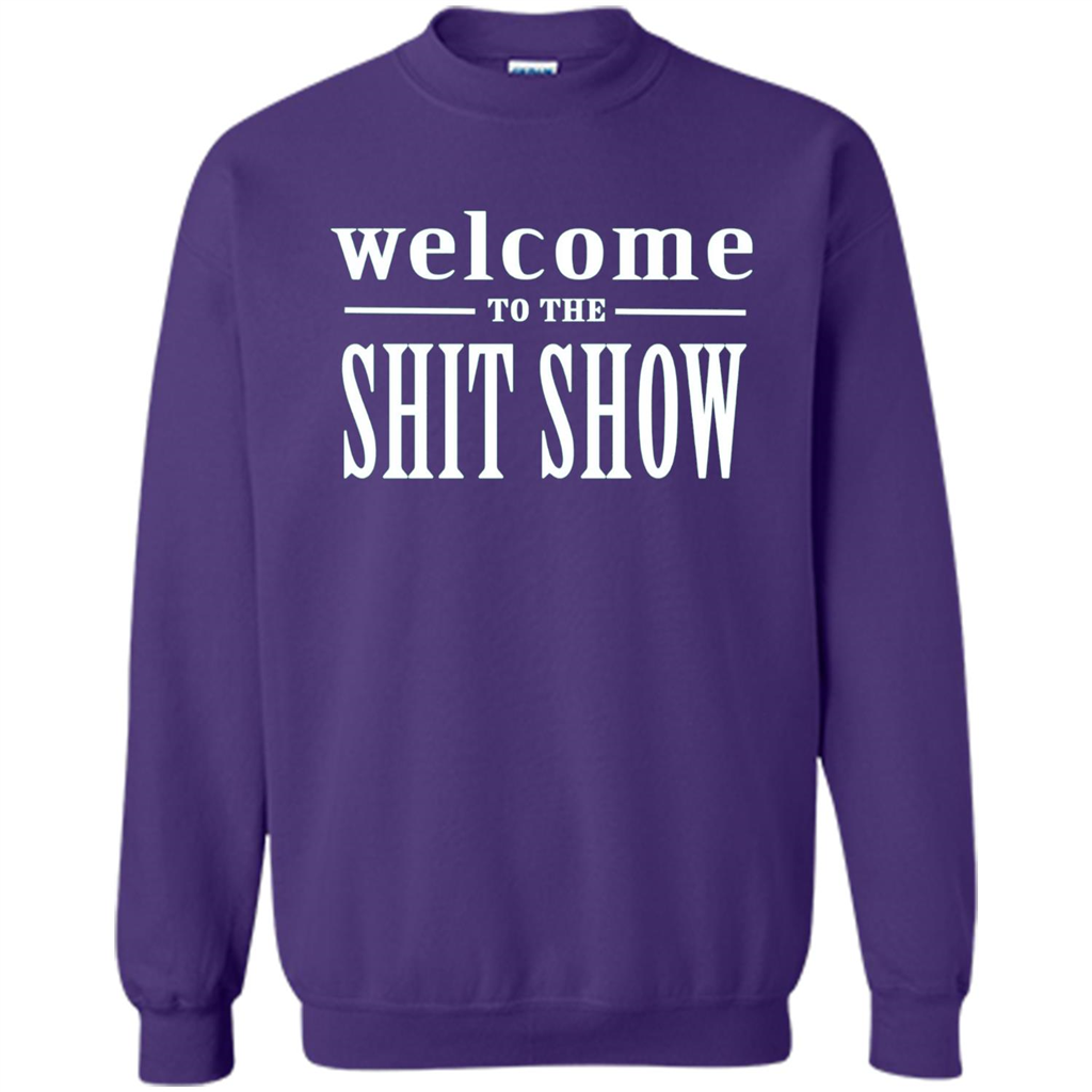 Welcome To The Shit Show T-shirt Purple