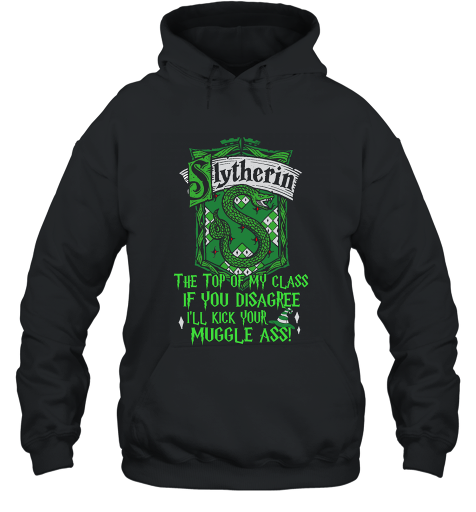 Black slytherin online hoodie