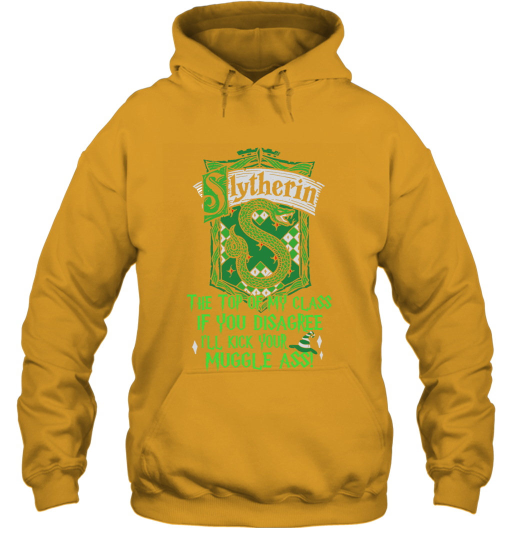 Harry Potter Quotes Slytherin Hoodie Hoodie Gold