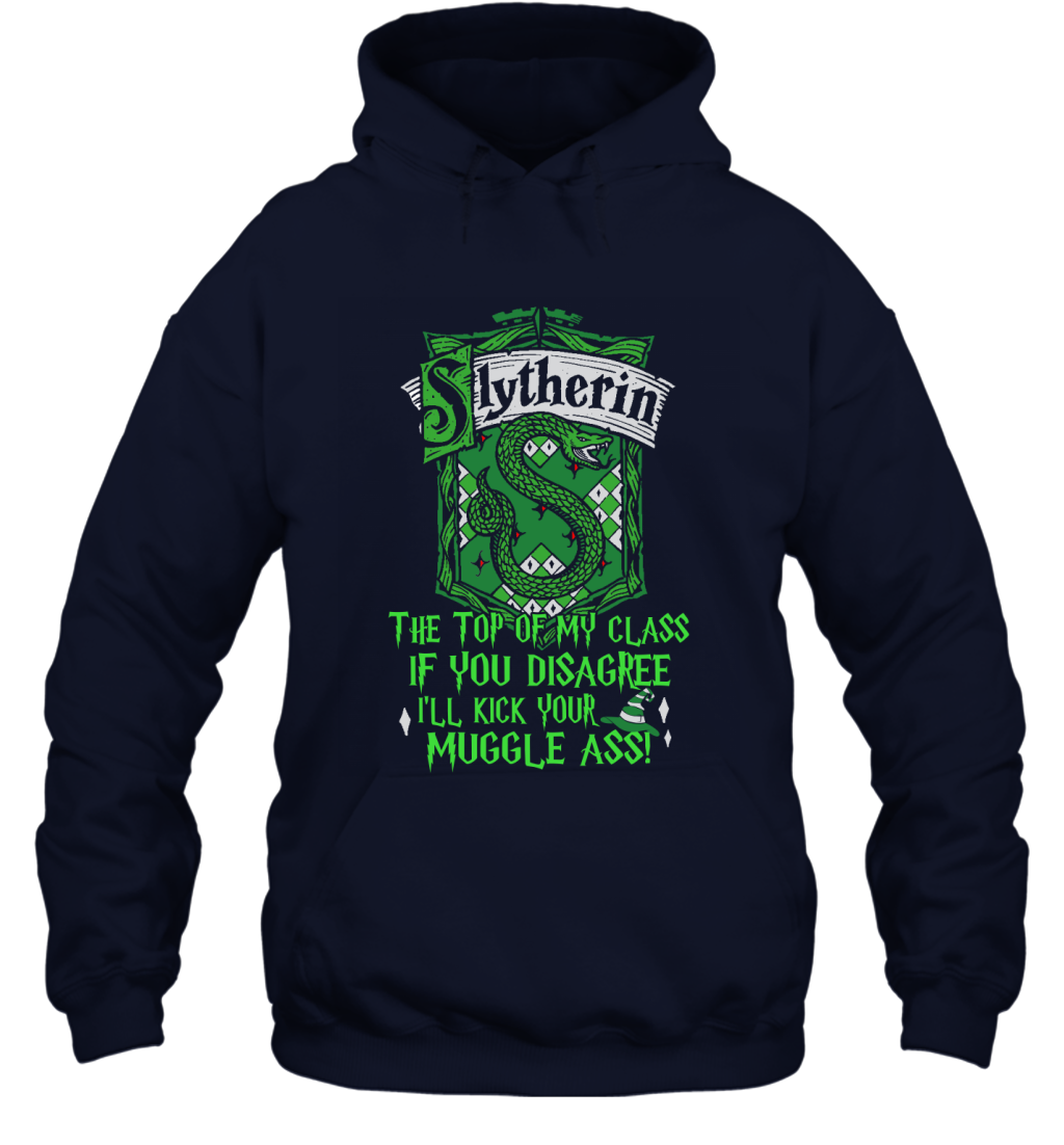 Harry Potter Quotes Slytherin Hoodie Hoodie Navy