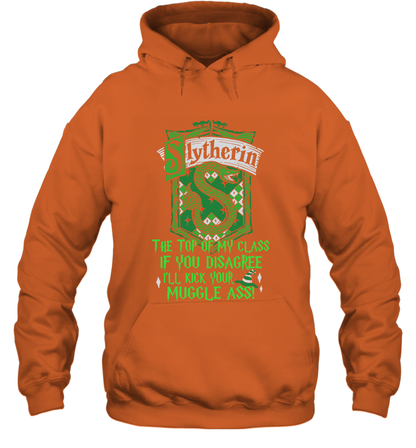 Harry Potter Quotes Slytherin Hoodie Hoodie Orange