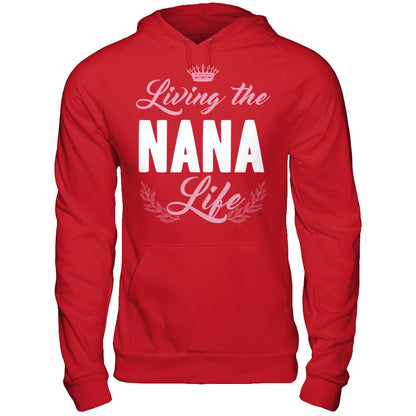 Living The Nana Life Gildan - Pullover Hoodie Red