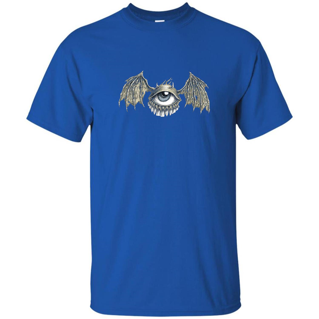 Eyebat T-shirt Scary Halloween Tshirt Royal