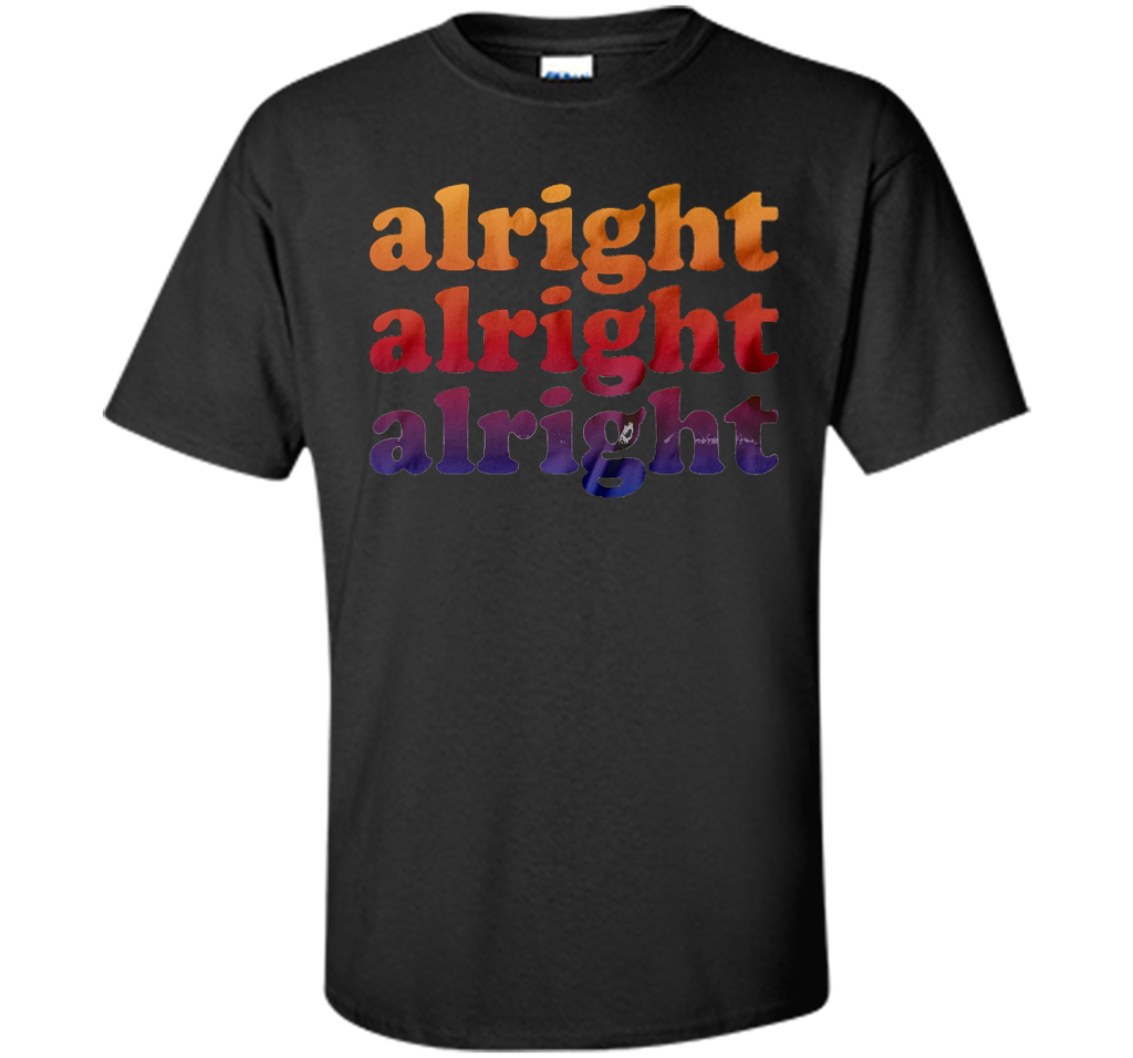 Alright Alright Alright T-shirt Black