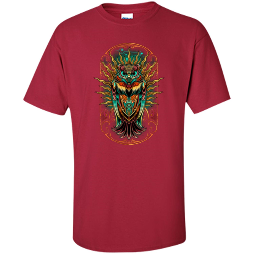 Owl Keeper T-shirt Cardinal