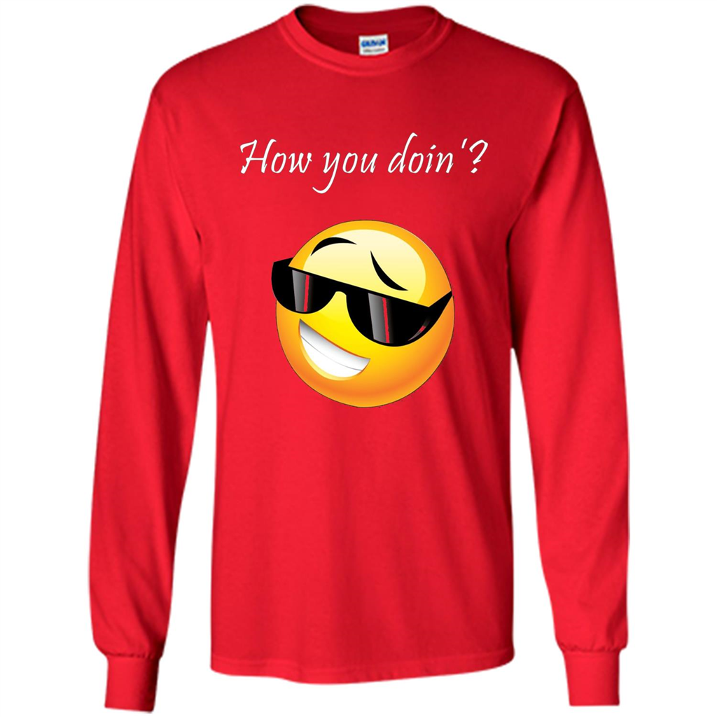 Cute Emotion T-shirt How You Doing Red