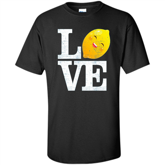 Love Happy Lemon T-Shirt Black