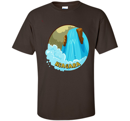 Niagara Falls Souvenir Shirt cool shirt Dark Chocolate