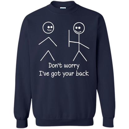 Don't Worry I've Got Your Back T-shirt Navy