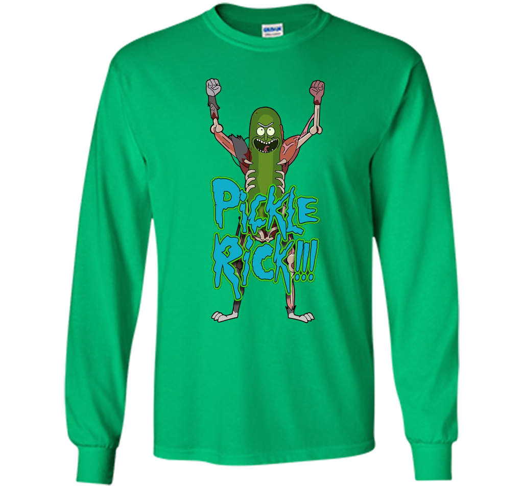 Pickle Funny Rick T-shirt cool shirt Irish Green