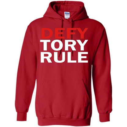 Defy Tory Rule T-shirt Red