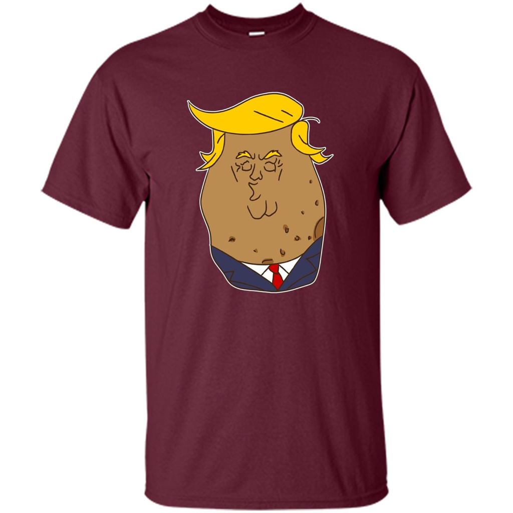 Trumptato Potato Cute Potatoes T-Shirt Maroon