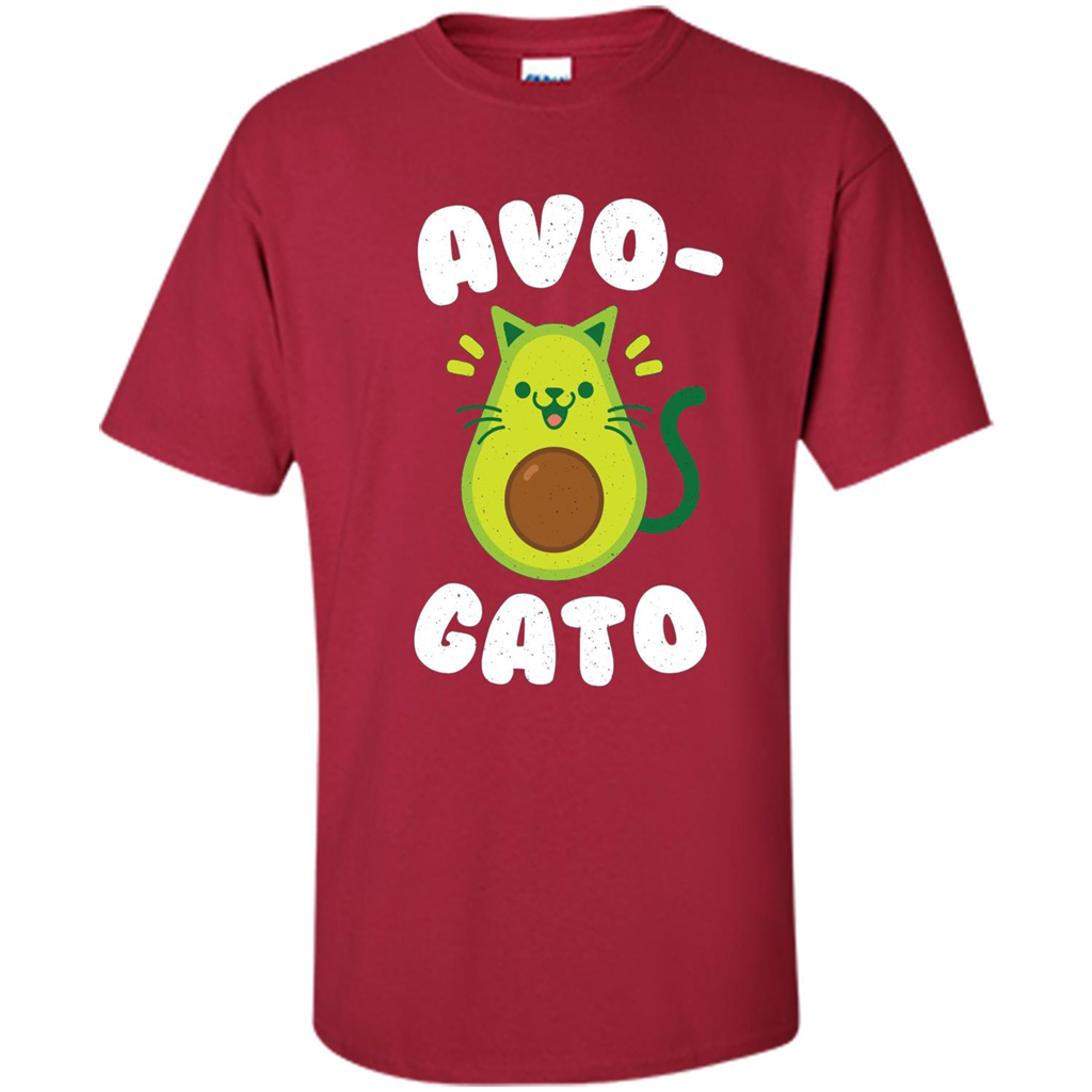 Avogato - Avocado Cat - Funny Avocado T-shirt Cardinal