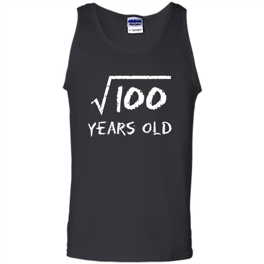 Square Root Of 100 T-shirt 10th Birthday 10 Years Old T-Shirt Black