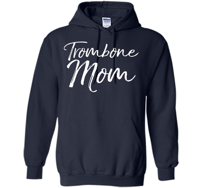 Trombone Mom Shirt Proud High School Marching Band Mother shirt Navy