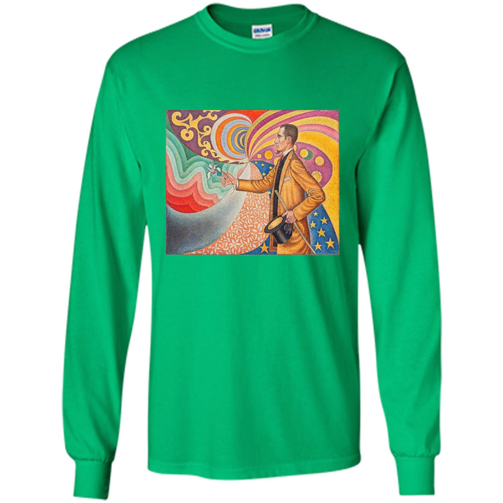 Portrait of Felix Feneon by Paul Signac T-shirt Irish Green